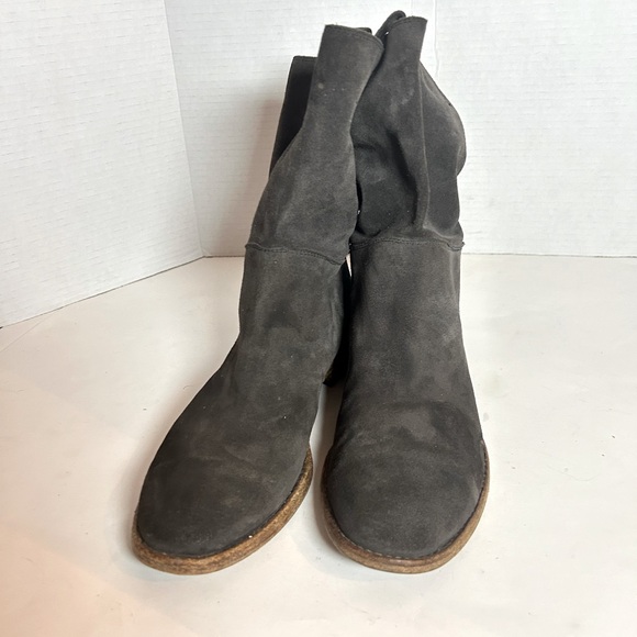 Alberto Fermani Umbria Slouchy Suede Ankle Boot Colour Anthracite Side 39 - Picture 6 of 12